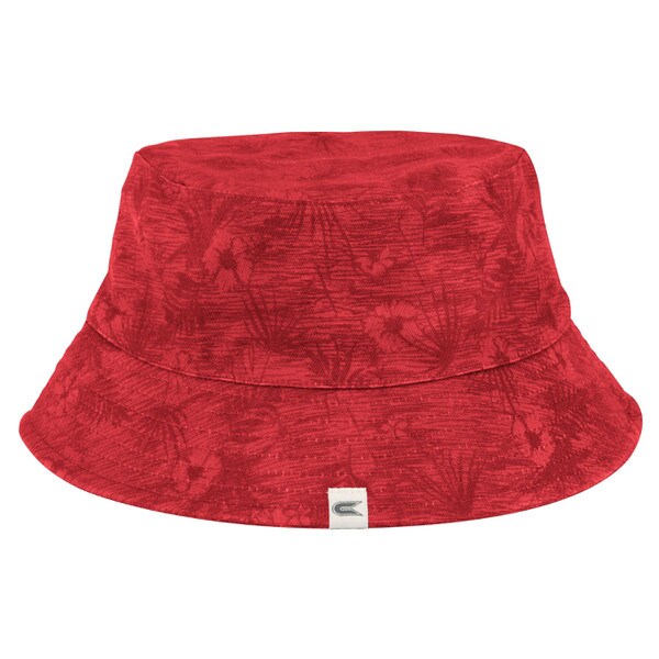 Red Cabana Printed Bucket Hat - Wol